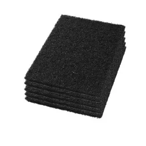 14" x 24" Black Orbital Heavy Duty Stripping Pads - Case of 5