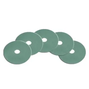 15" Aqua High Gloss Floor Polishing Pads - Case of 5