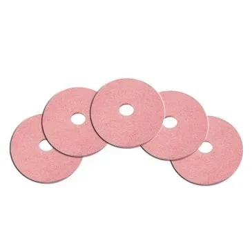 15" Pink Eraser Ultra Aggressive Top Shine Burnisher Pads