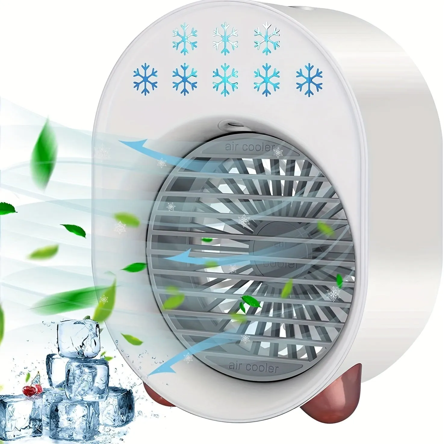 1pc Portable Air Conditioners Fan, 3-in-1 Personal Mini Evaporative Air Cooler With 3 Wind Speeds Small AC Fan, Desktop Cooling Fan For Home Room, Bedroom, Office