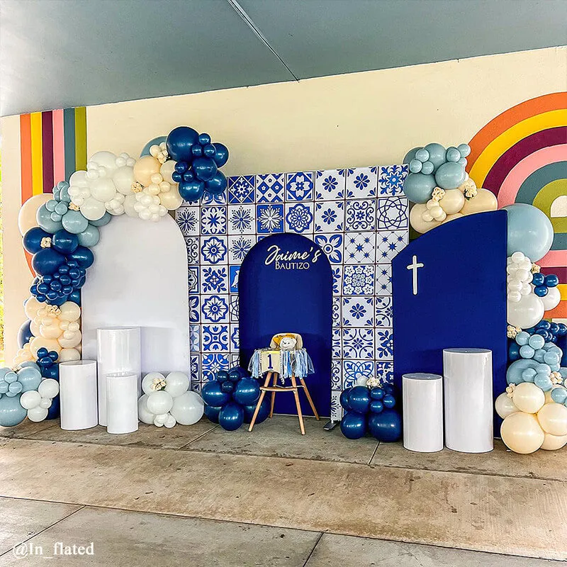 7.5x7.5ft Birthday Party Flower Arch Frame Welcome Stand Door