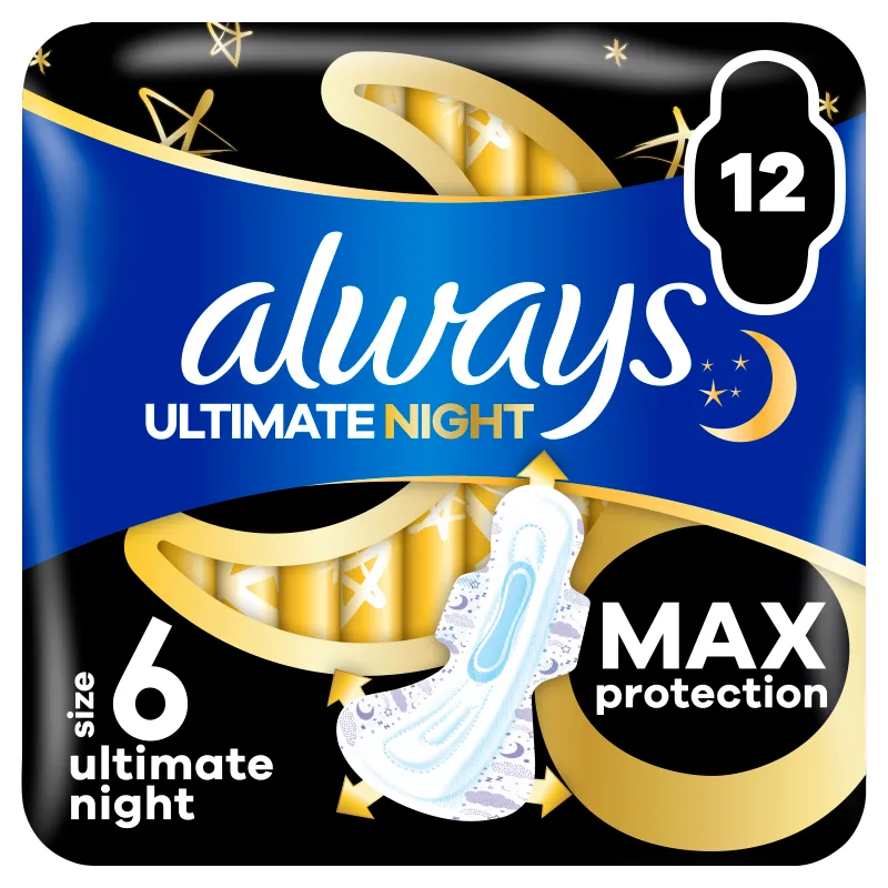 Always Size 6 Ultra Night 12S