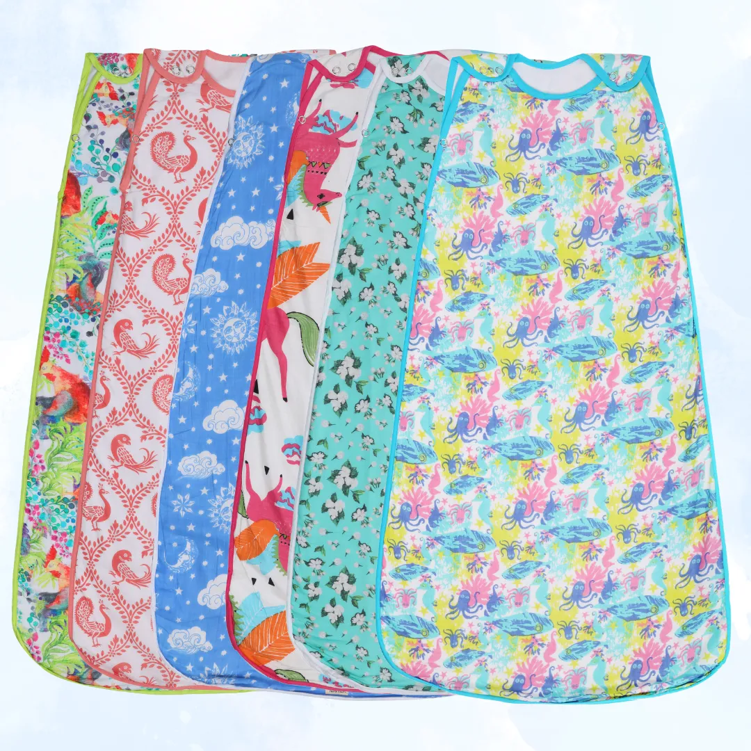 Baby Sleeping Bag | Cotton Malmal | Under The Sea