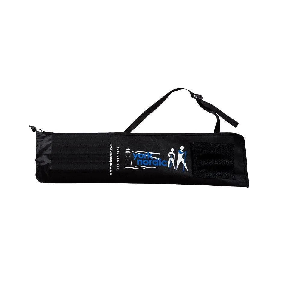 Blue Breeze Hiking & Walking Poles w-flip locks, detachable feet and travel bag - pair - For Heights up to 6’2”