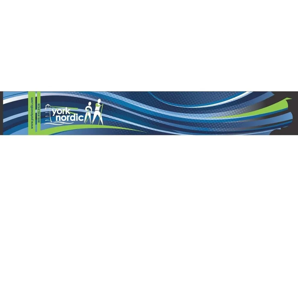 Blue Breeze Hiking & Walking Poles w-flip locks, detachable feet and travel bag - pair - For Heights up to 6’2”