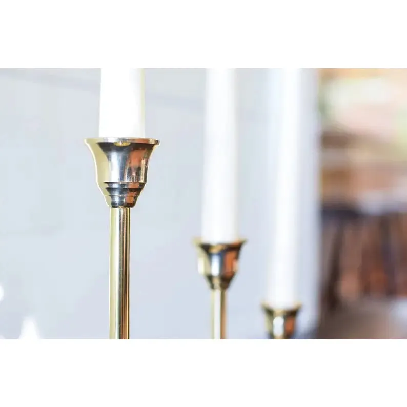 Brass Candlesticks in 3 Sizes