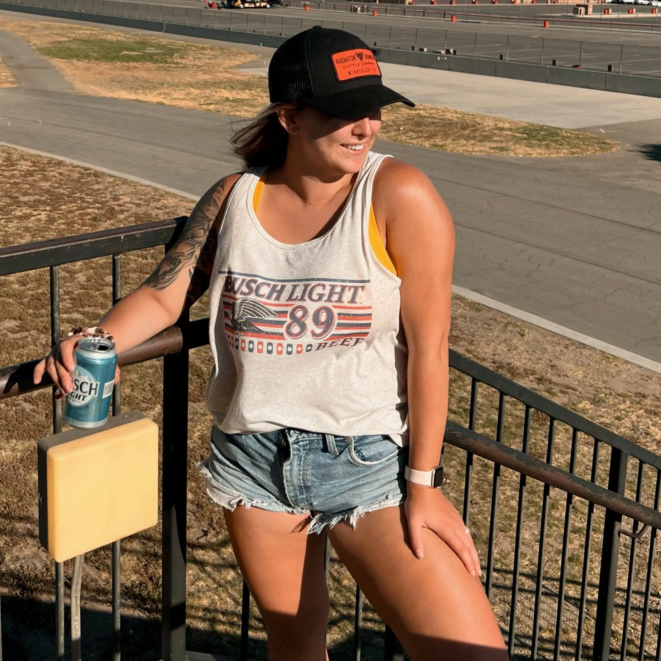 Busch Light '89 USA Racing Tank Top