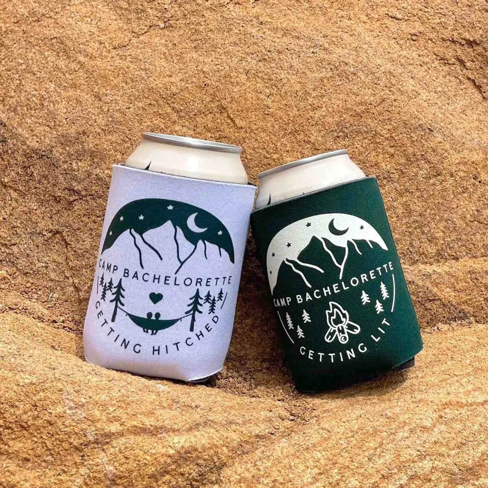 Camp Bachelorette Can Coolers