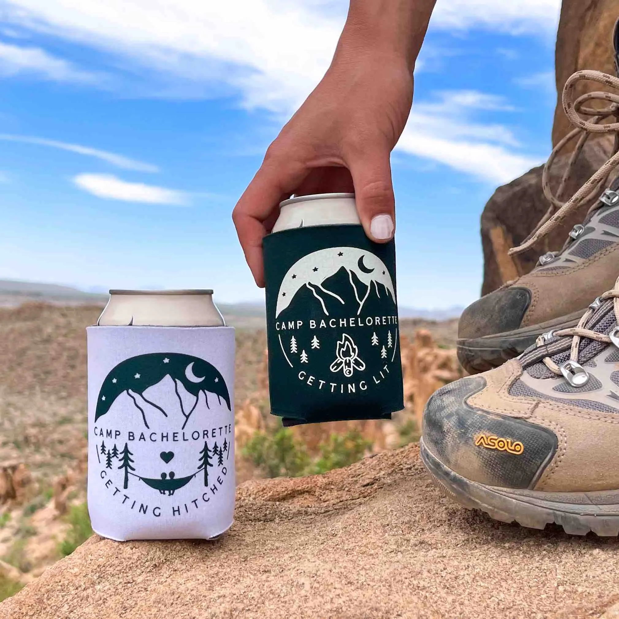 Camp Bachelorette Can Coolers