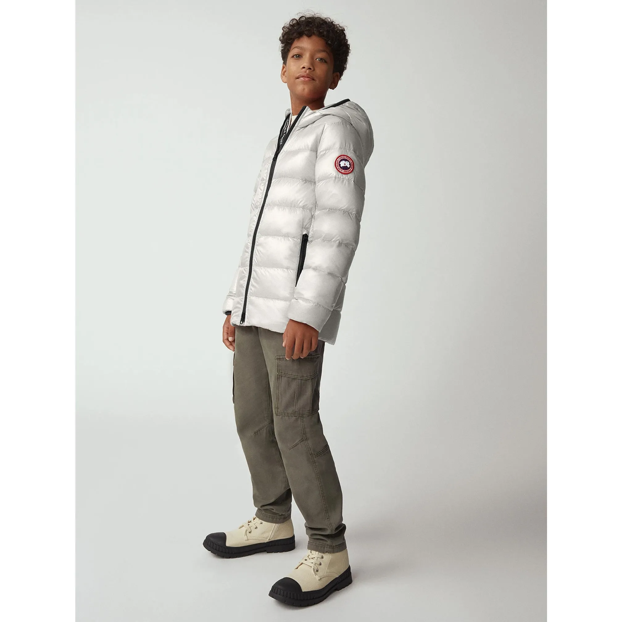 Canada Goose Youth Crofton Hoody Silverbirch