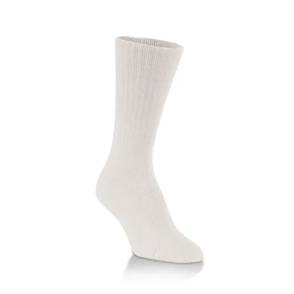 Classic Crew Sock - White Medium