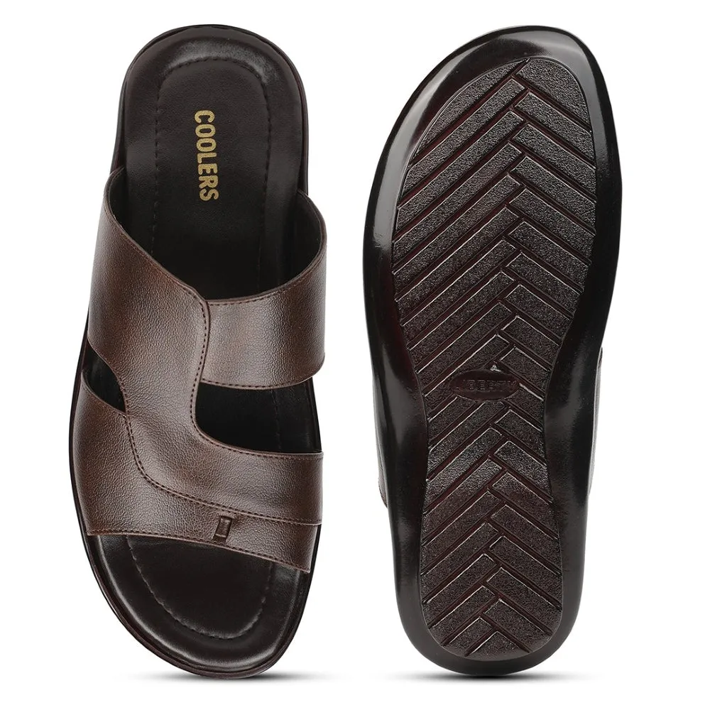 Coolers Brown Casual Slipper For Men COOL99-703 By Liberty