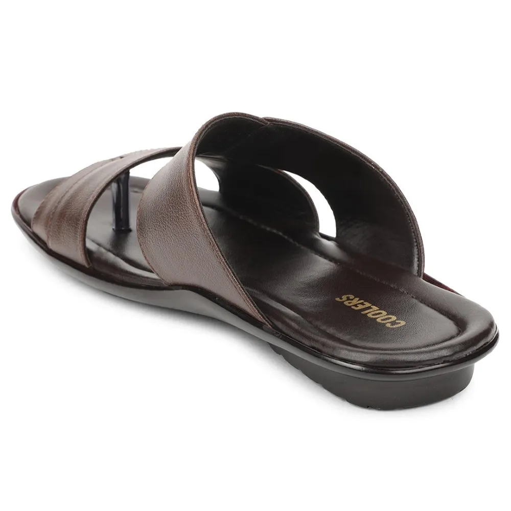 Coolers Brown Casual Slipper For Men COOL99-703 By Liberty
