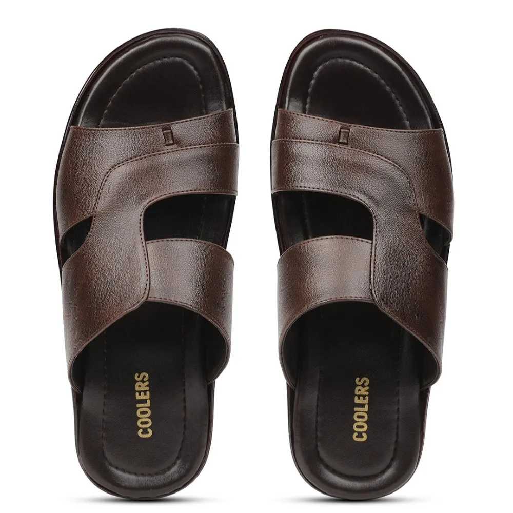 Coolers Brown Casual Slipper For Men COOL99-703 By Liberty