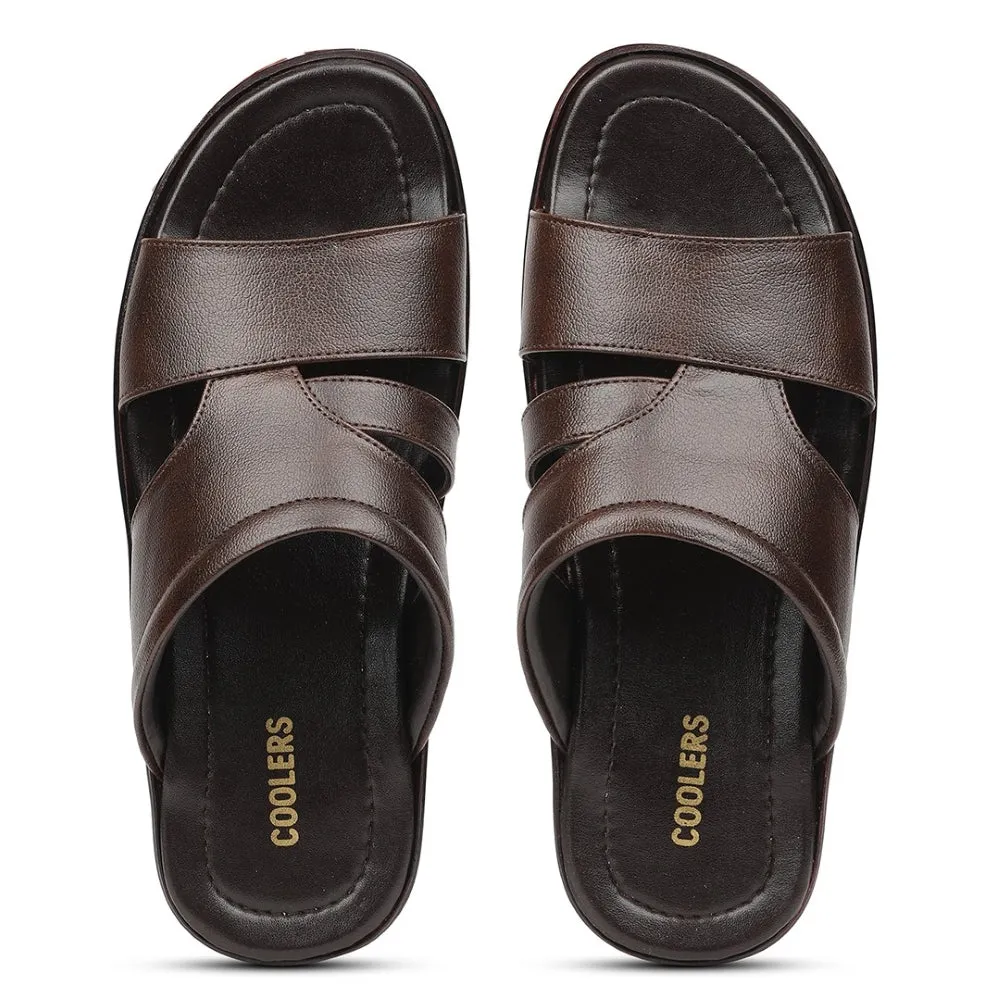 Coolers Brown Casual Slipper For Men COOL99-704 By Liberty