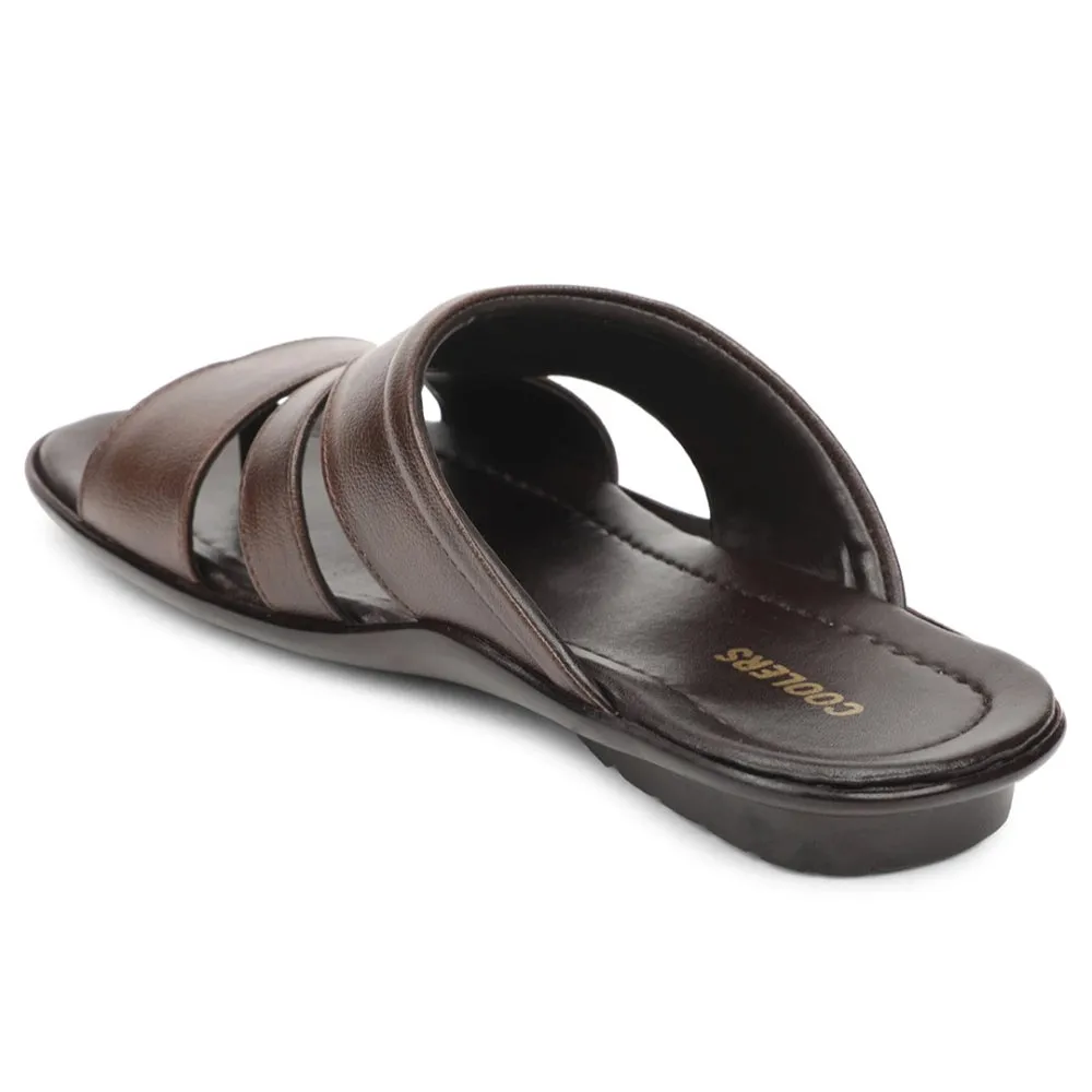 Coolers Brown Casual Slipper For Men COOL99-704 By Liberty