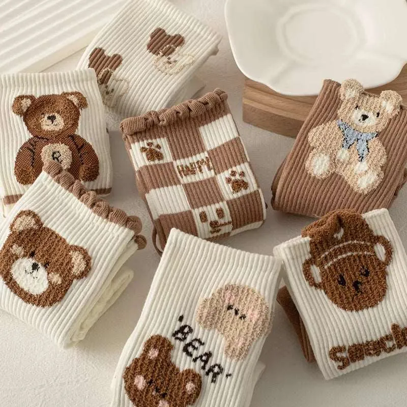 Cute Bear Socks - Different Varients
