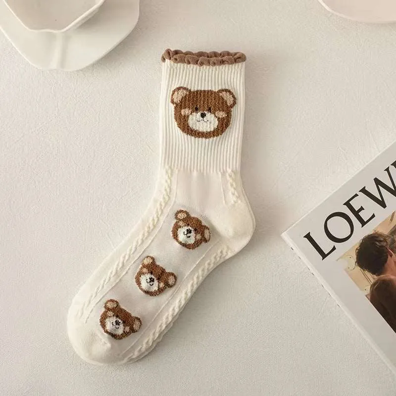 Cute Bear Socks - Different Varients
