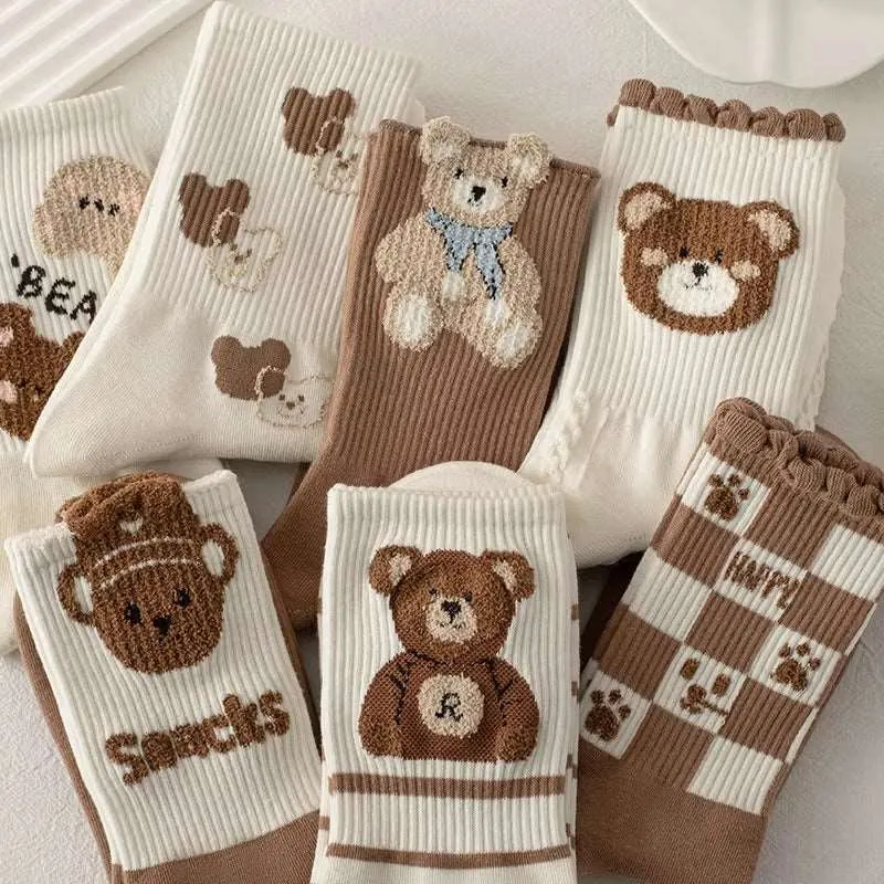 Cute Bear Socks - Different Varients