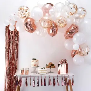 Ginger Ray Rose Gold Balloon Arch Kit
