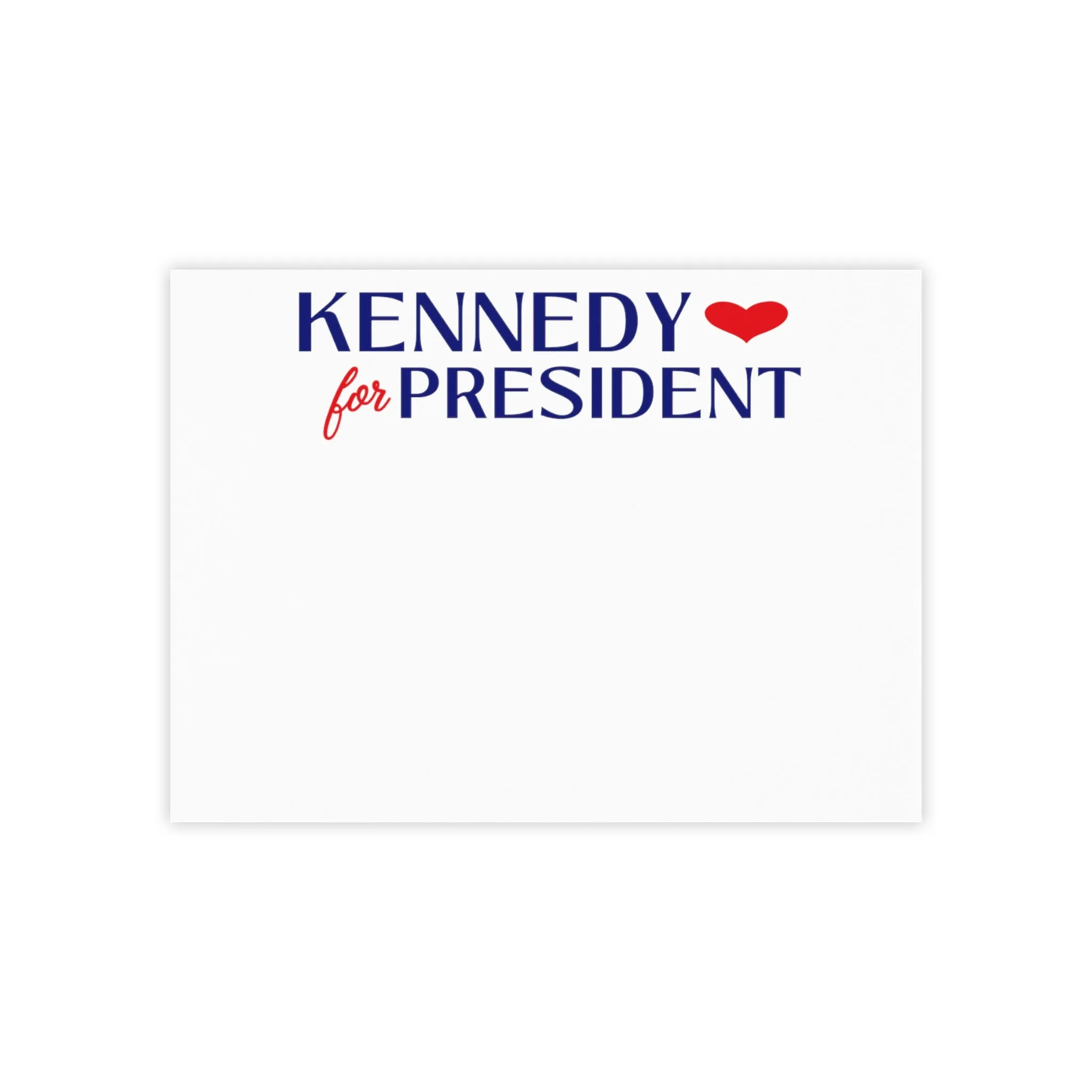 I Heart Kennedy for President Post-it® Note Pads
