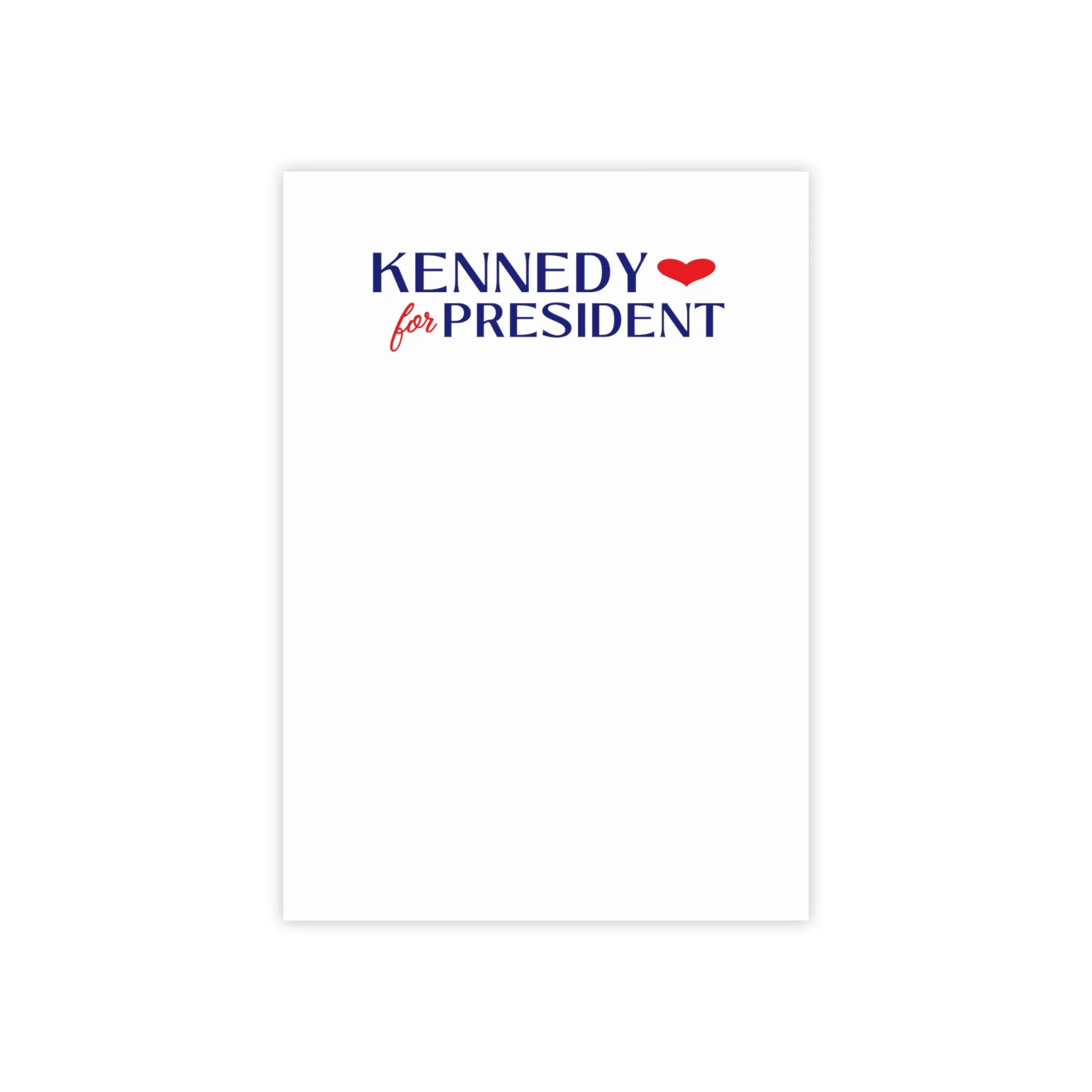 I Heart Kennedy for President Post-it® Note Pads