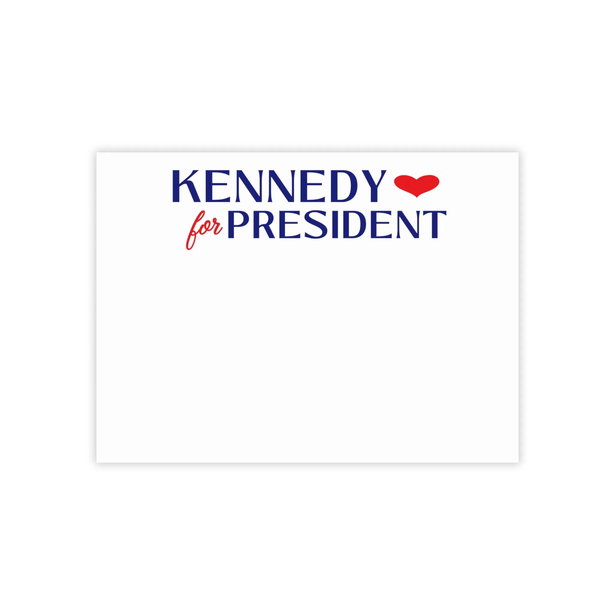 I Heart Kennedy for President Post-it® Note Pads