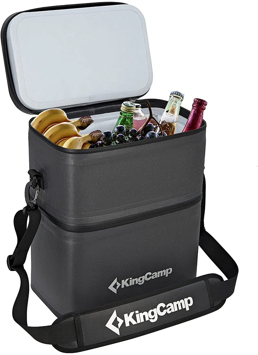 KingCamp Portable 16 Cans Double Layer Cooler Bag