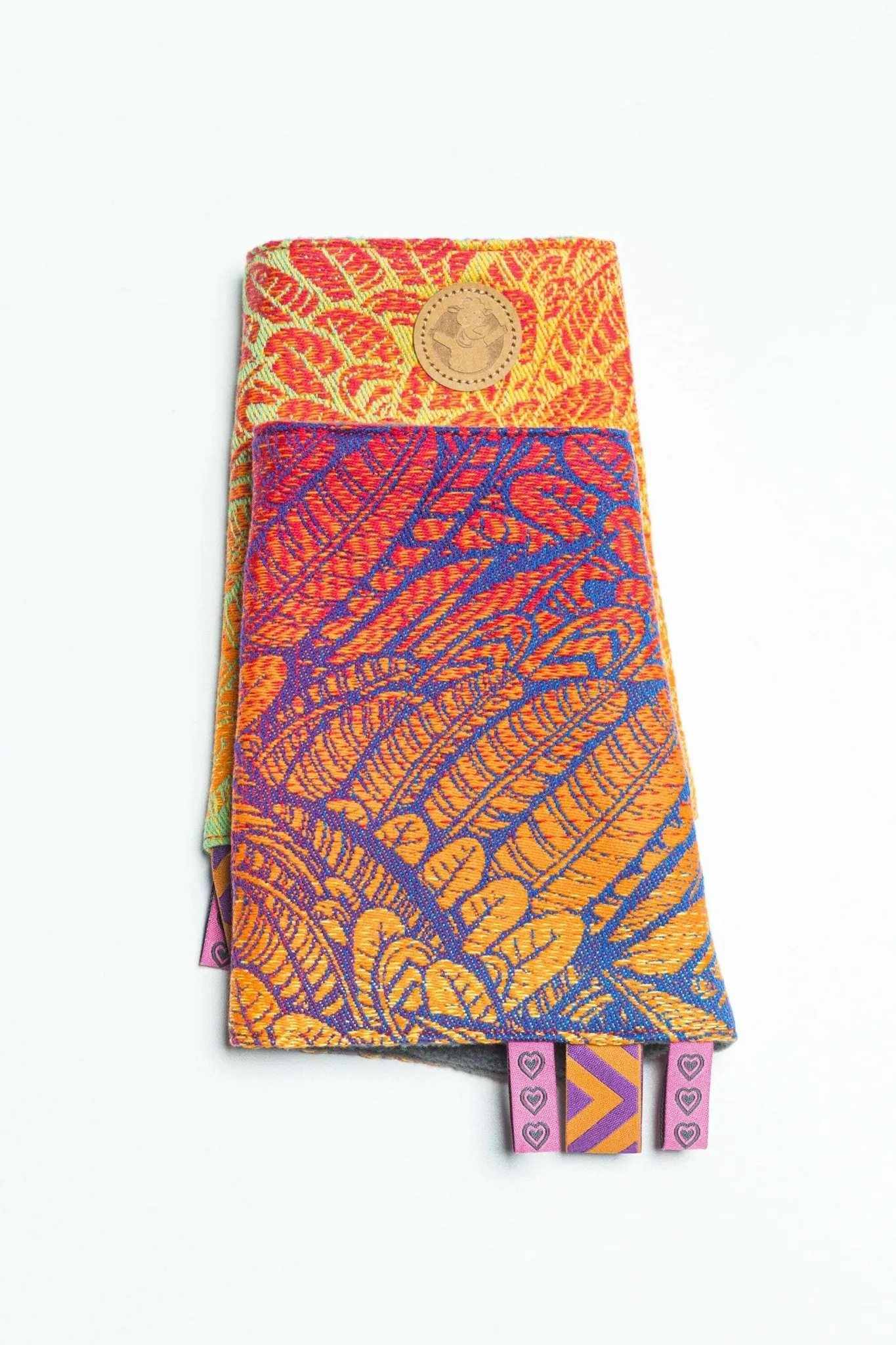LennyLamb Drool Pads & Reach Straps Rainbow Wild Soul