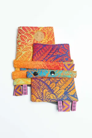 LennyLamb Drool Pads & Reach Straps Rainbow Wild Soul