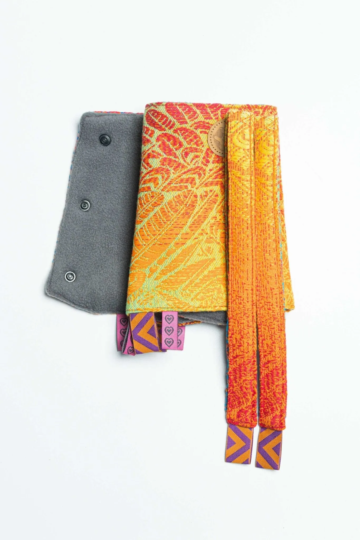 LennyLamb Drool Pads & Reach Straps Rainbow Wild Soul