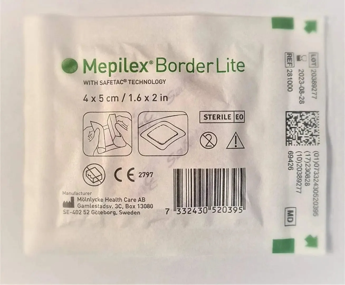 Mepilex Border Comfort Foam Dressing- 4cm x 5cm 10 Dressing