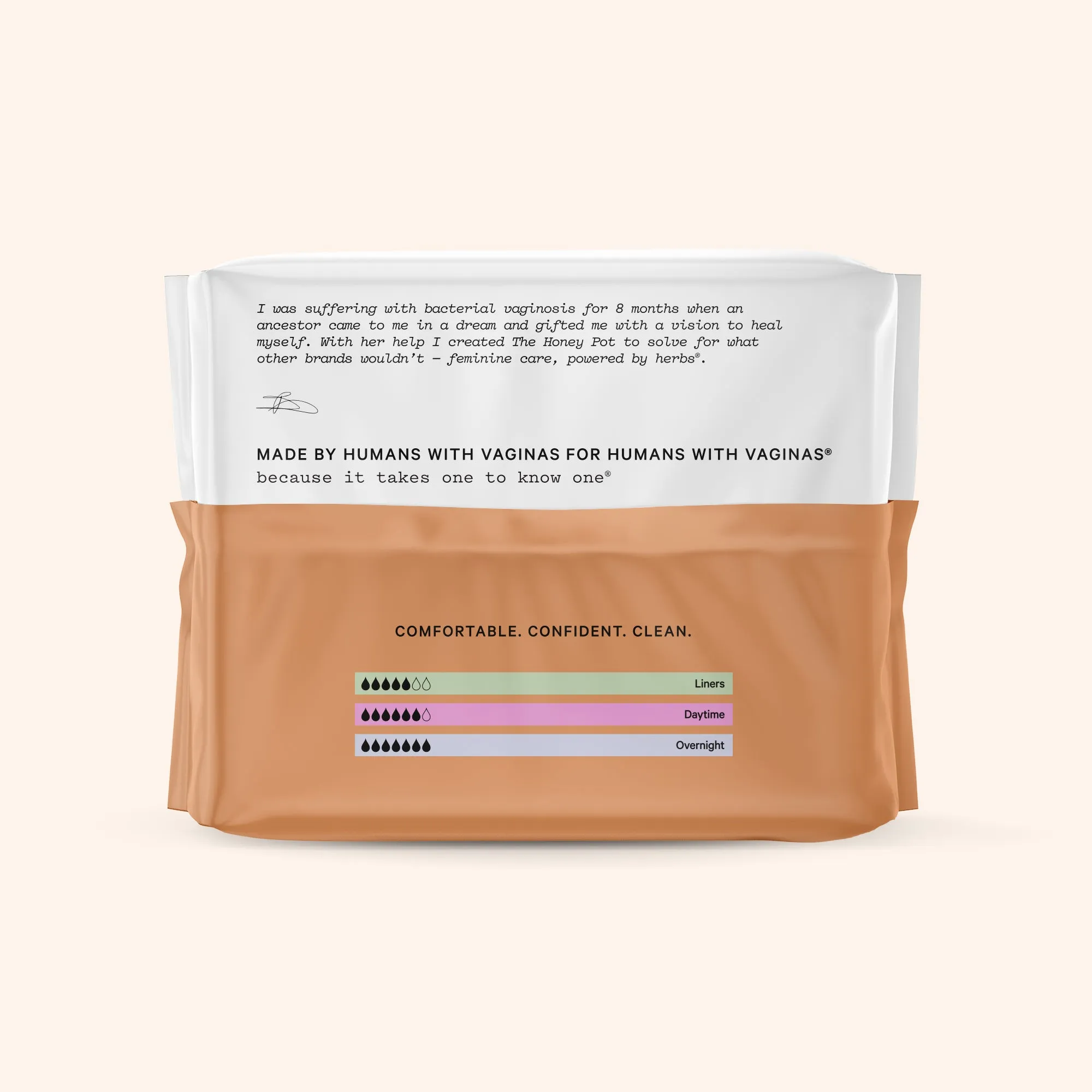 Organic Cotton Cover Herbal Incontinence Overnight Pads with Wings
