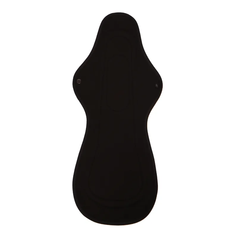 Organic Reusable Pads - 2 Super Ultra Pads in Black