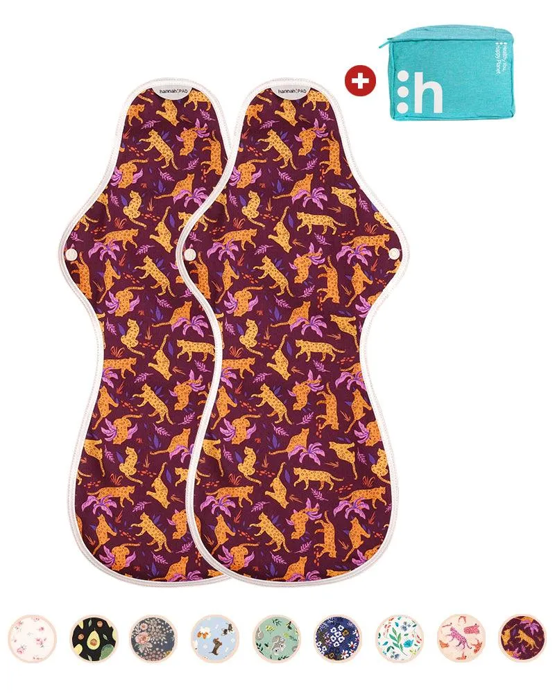 Organic Reusable Pads - 2 Super Ultra Pads