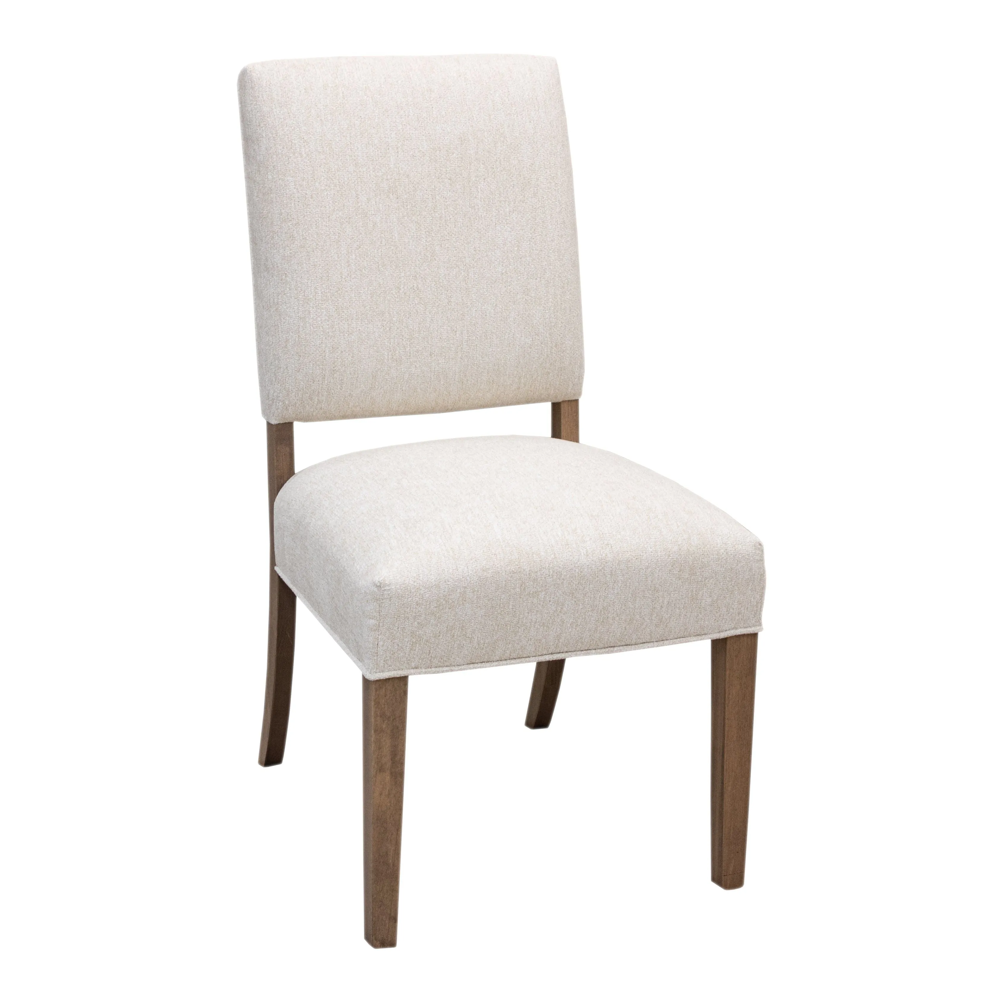 Parsons Upholstered Dining Chair with Open Back