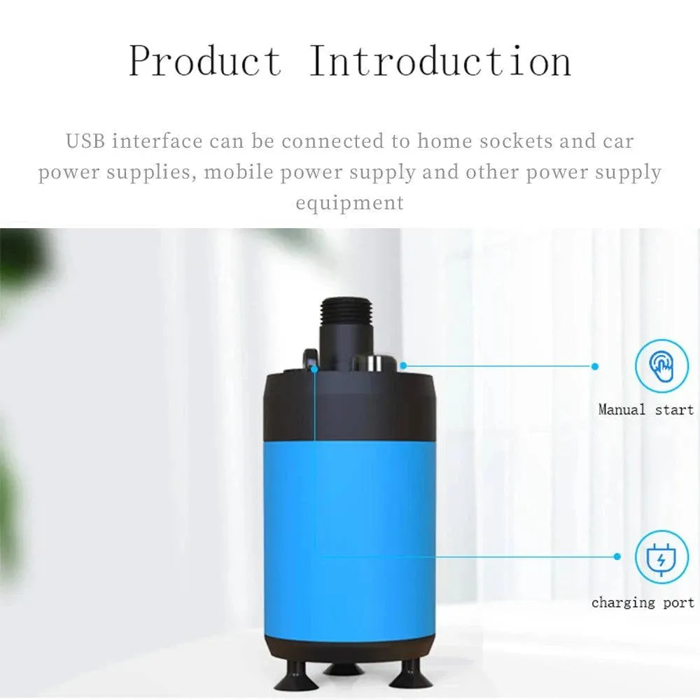 Portable Shower Camping Outdoor Shower Handheld Electric Shower Battery Powered Compact Handheld Rechargeable Showerhead