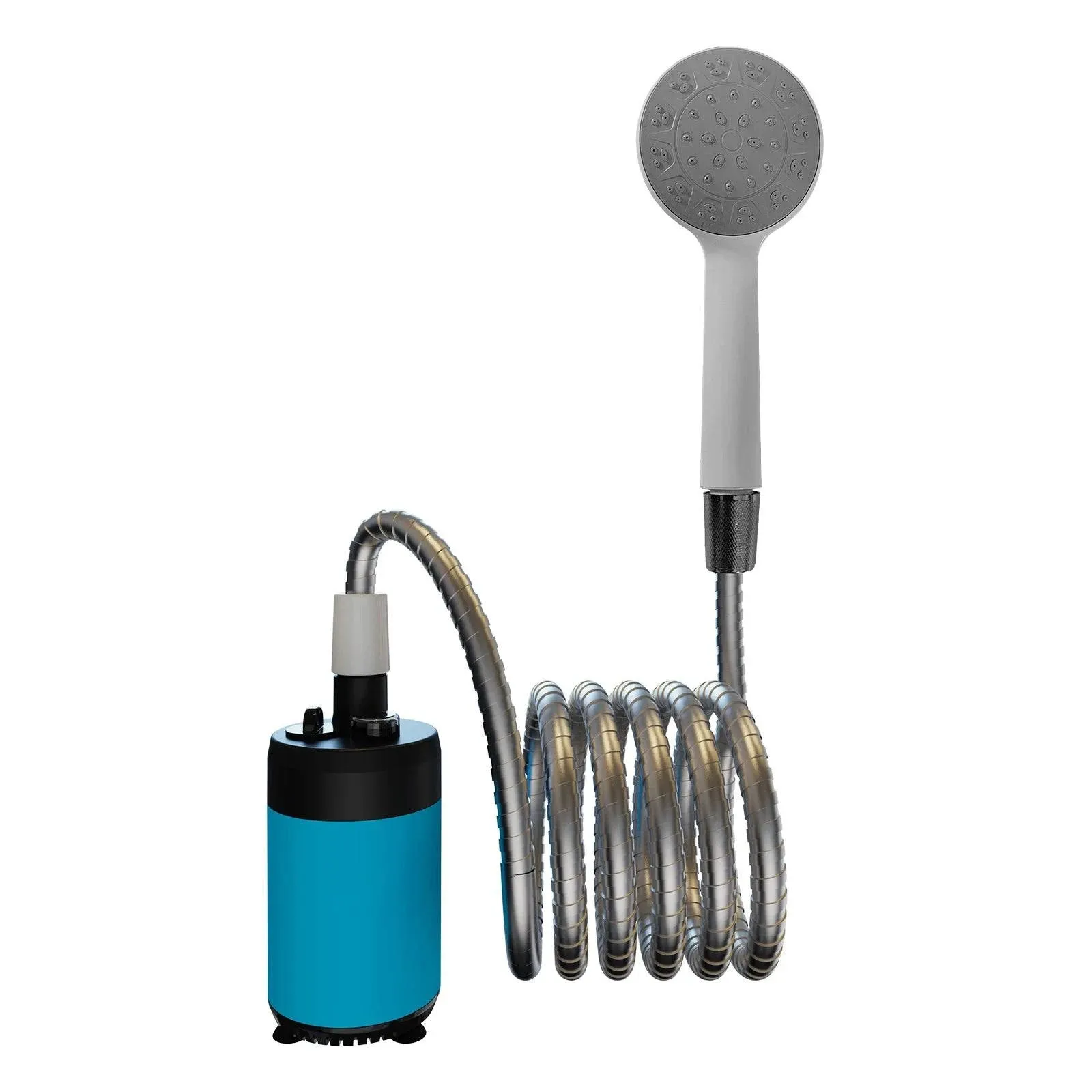 Portable Shower Camping Outdoor Shower Handheld Electric Shower Battery Powered Compact Handheld Rechargeable Showerhead