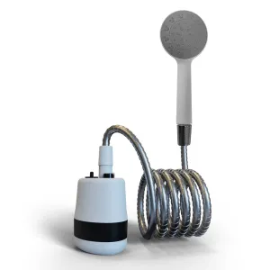 Portable Shower Camping Outdoor Shower Handheld Electric Shower Battery Powered Compact Handheld Rechargeable Showerhead