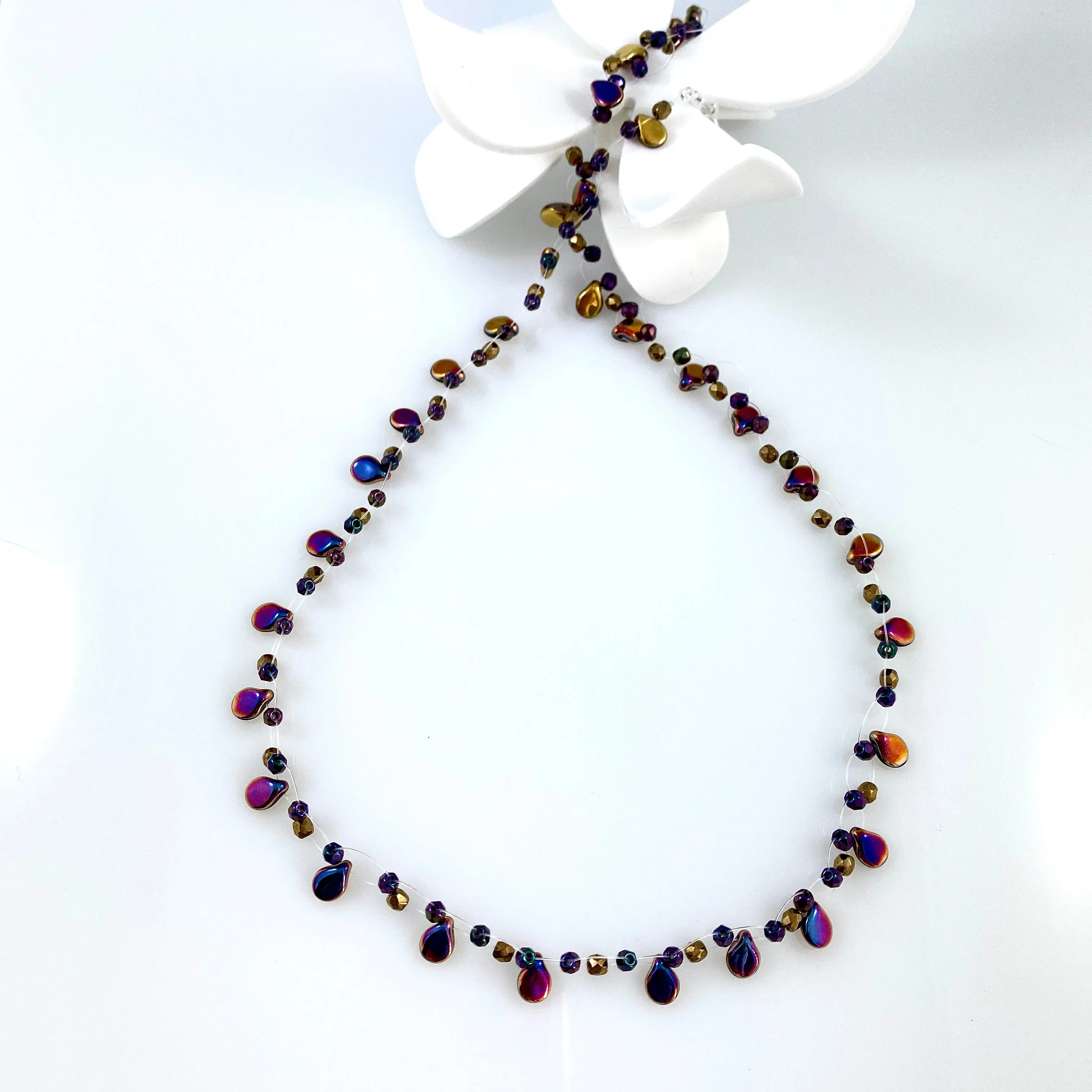 "May Showers" Necklace (Fireworks)