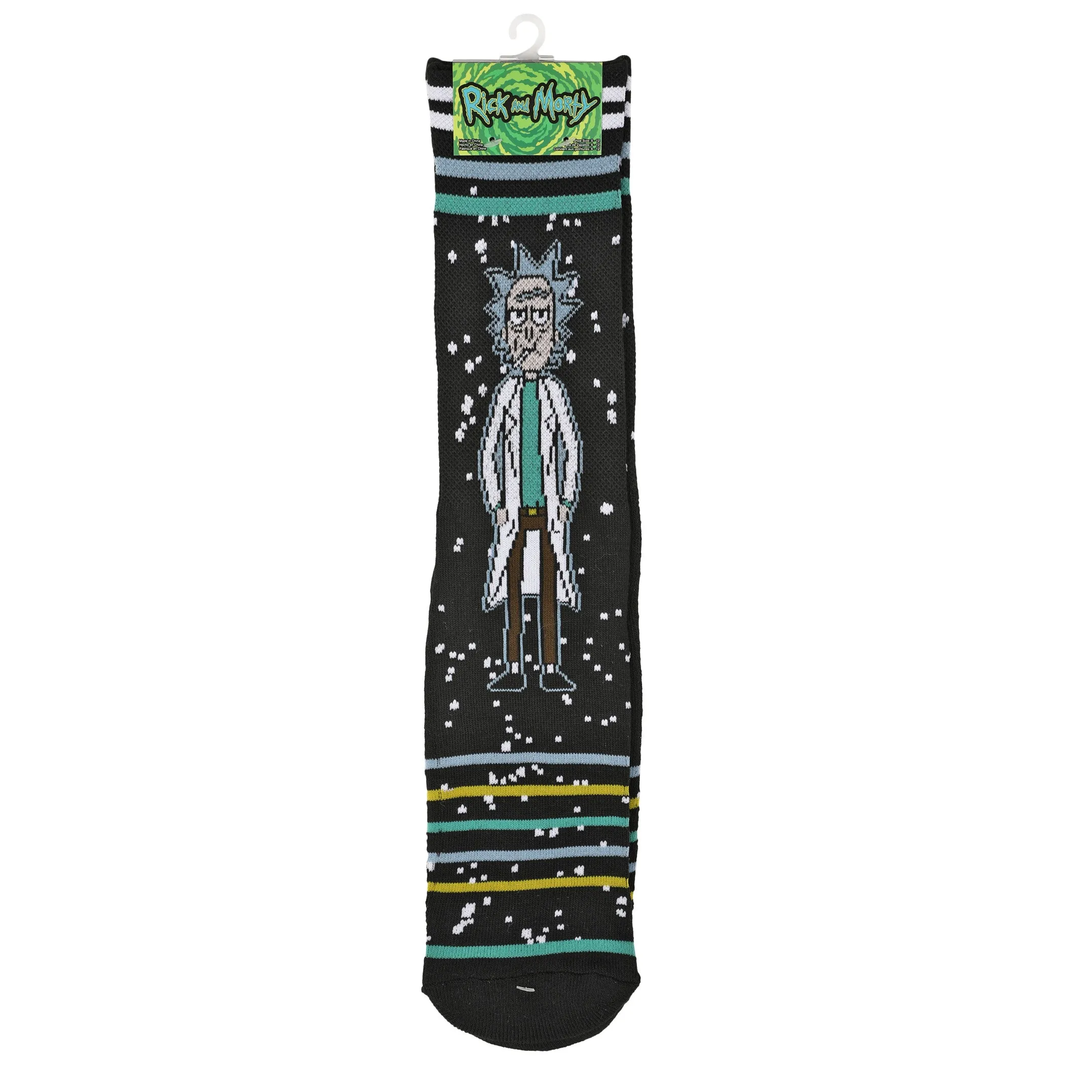 Rick & Morty Adult Swim Rick Waffle Cushion Crew Socks