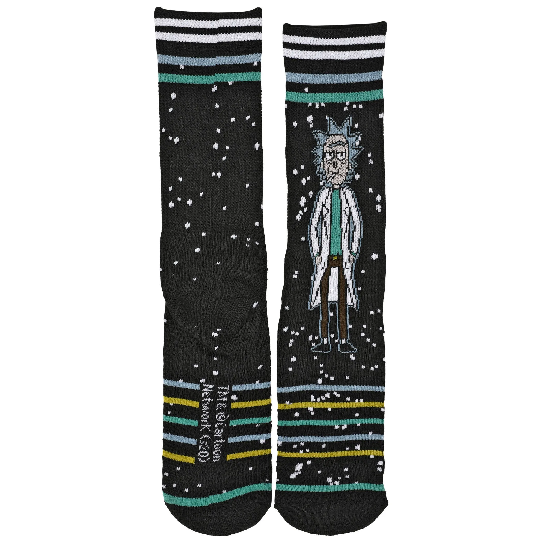Rick & Morty Adult Swim Rick Waffle Cushion Crew Socks