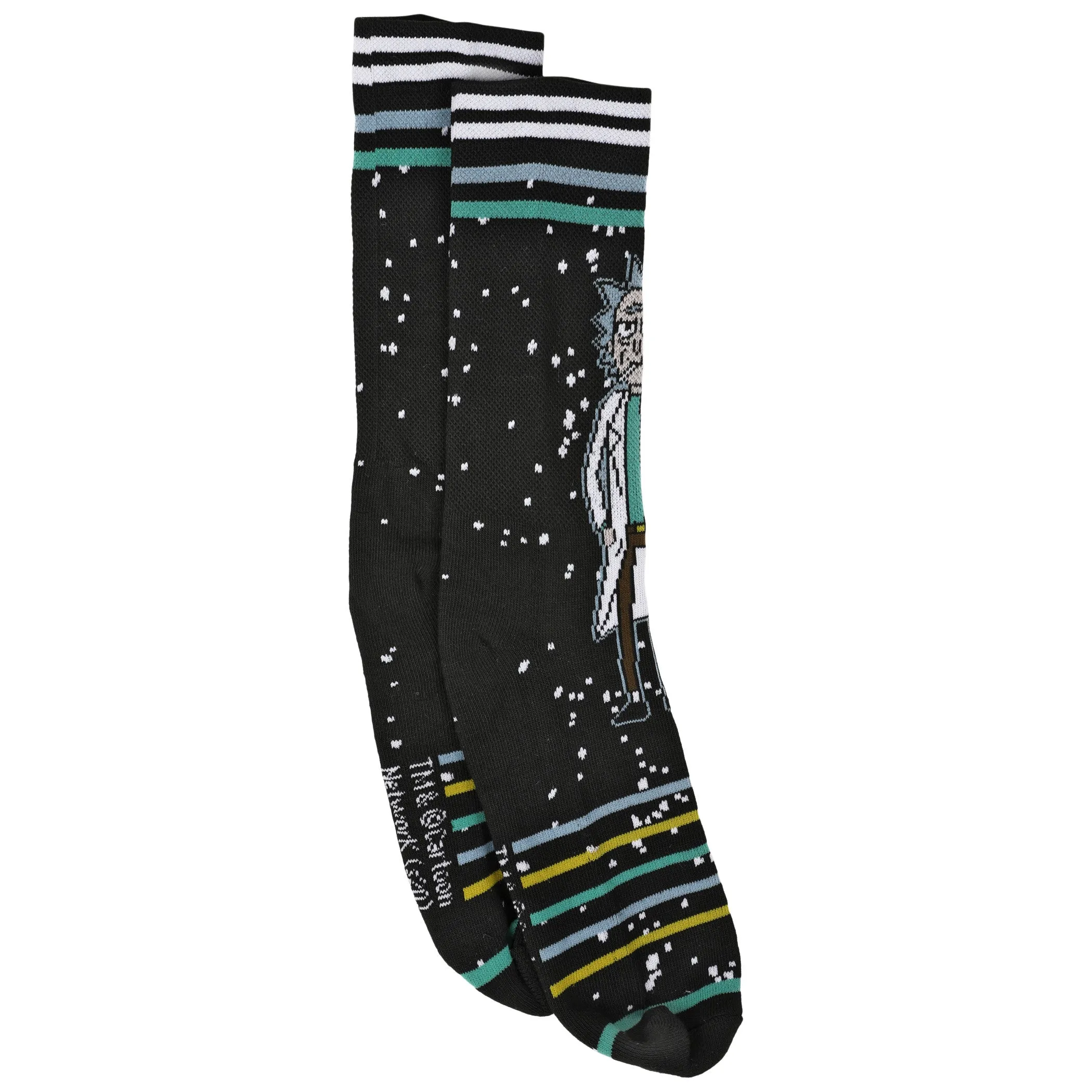 Rick & Morty Adult Swim Rick Waffle Cushion Crew Socks
