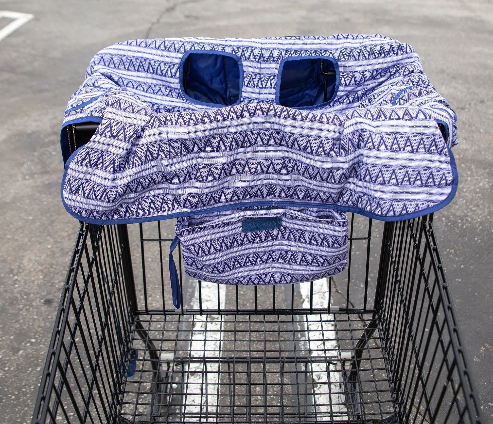 Simple Being Blue Shopping Cart Cover