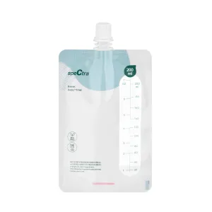 Spectra Simple Store Milk Collection Bags, 200 ml, 30 ct