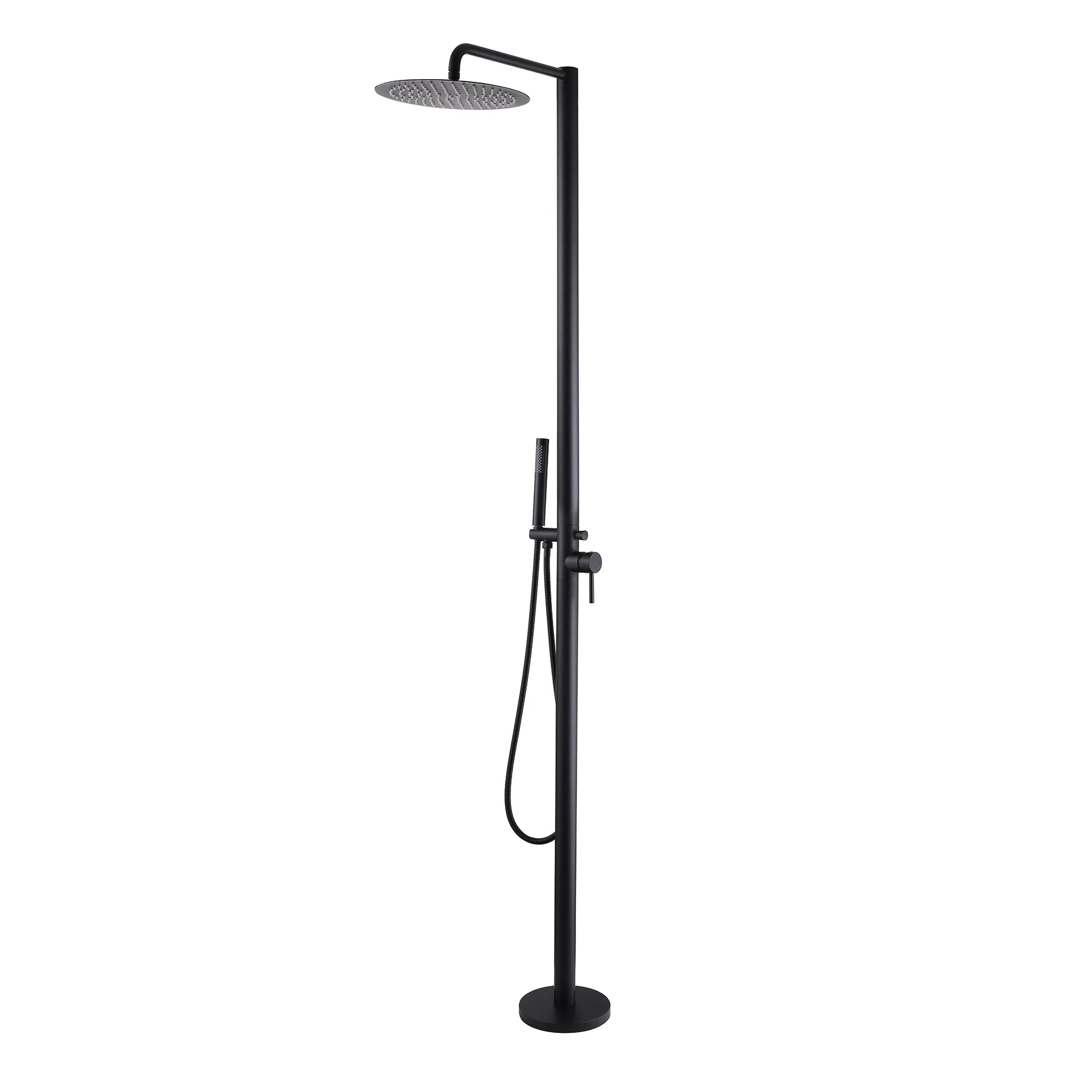 Stainless Steel Outdoor Shower Column Villa Swimming Pool Bath Beach Freestanding Shower Set JK0155