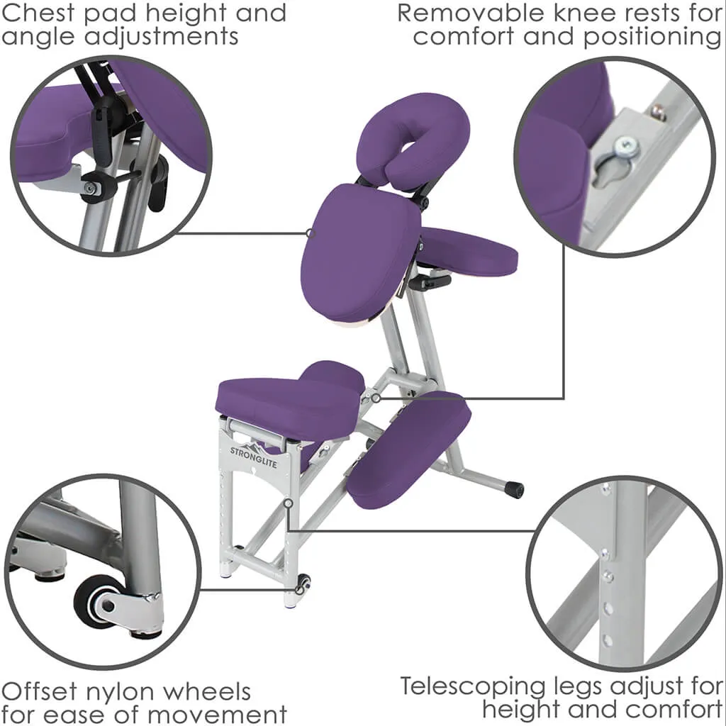 Stronglite Ergo Pro II Portable Massage Chair Package