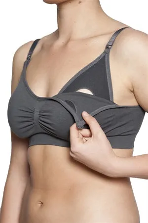Szabo Maternity Wirefree Nursing Bra - Ash