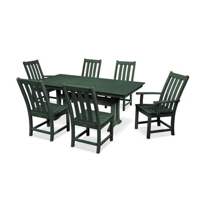 Vineyard 7 Piece Farmhouse Dining Set