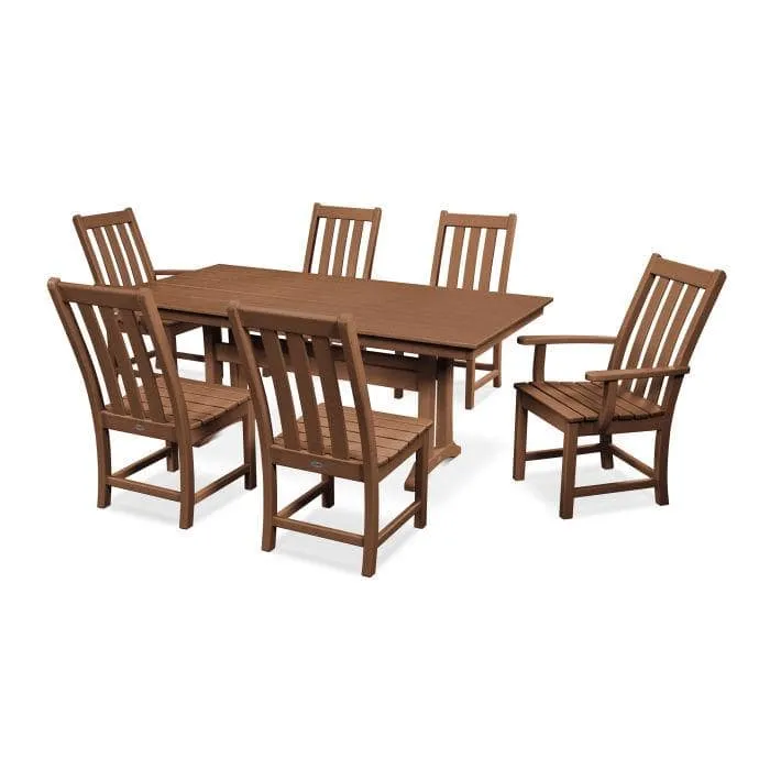 Vineyard 7 Piece Farmhouse Dining Set